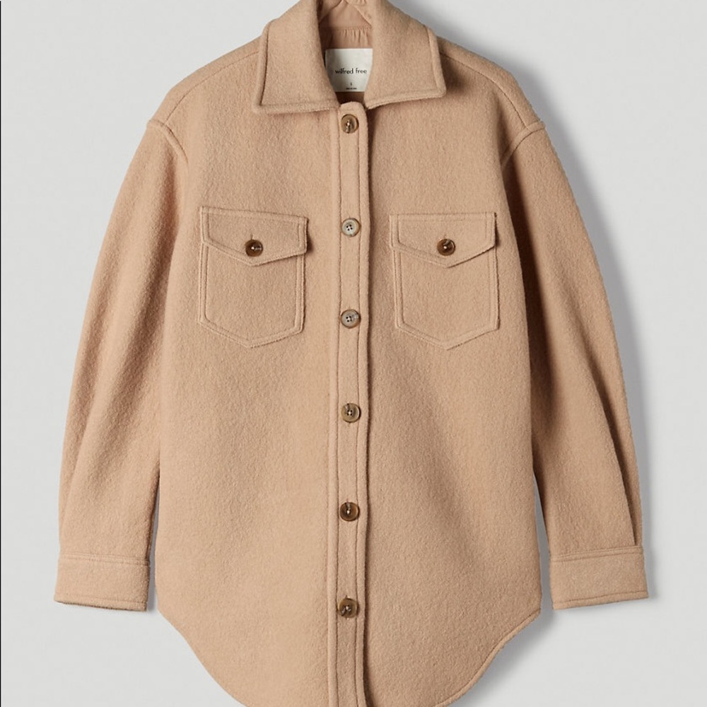 Aritzia ganna shirt jacket